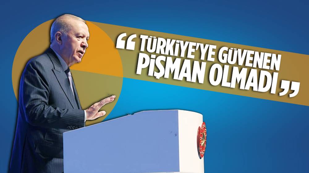 Erdoğan'dan  ''servet eşitsizliği'' açıklaması 