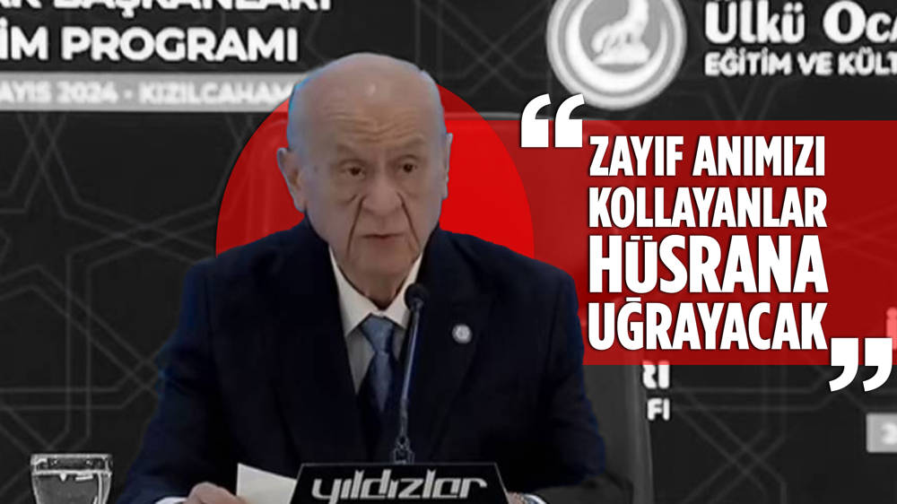 MHP Lideri Bahçeli'den gözdağı 