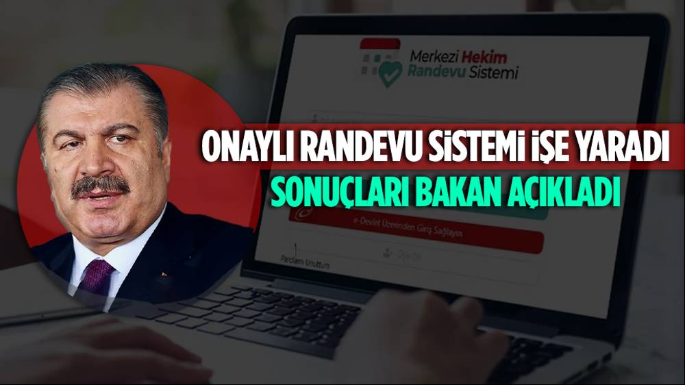 Sağlık Bakanı Fahrettin Koca’dan onaylı randevu sistemi açıklaması