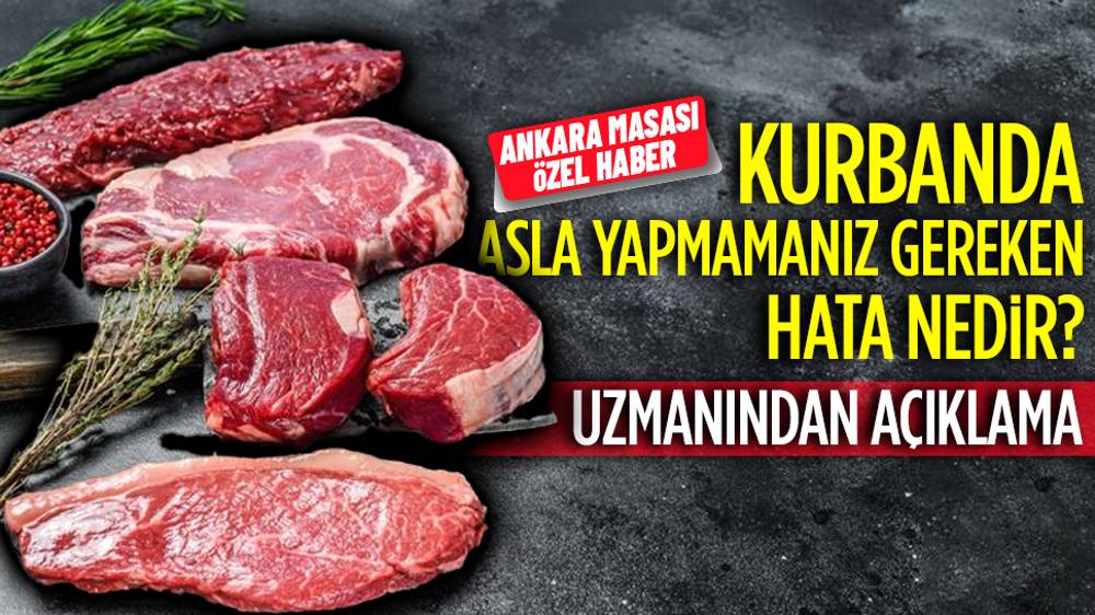 Kesilen kurban nasıl saklanmalı? 