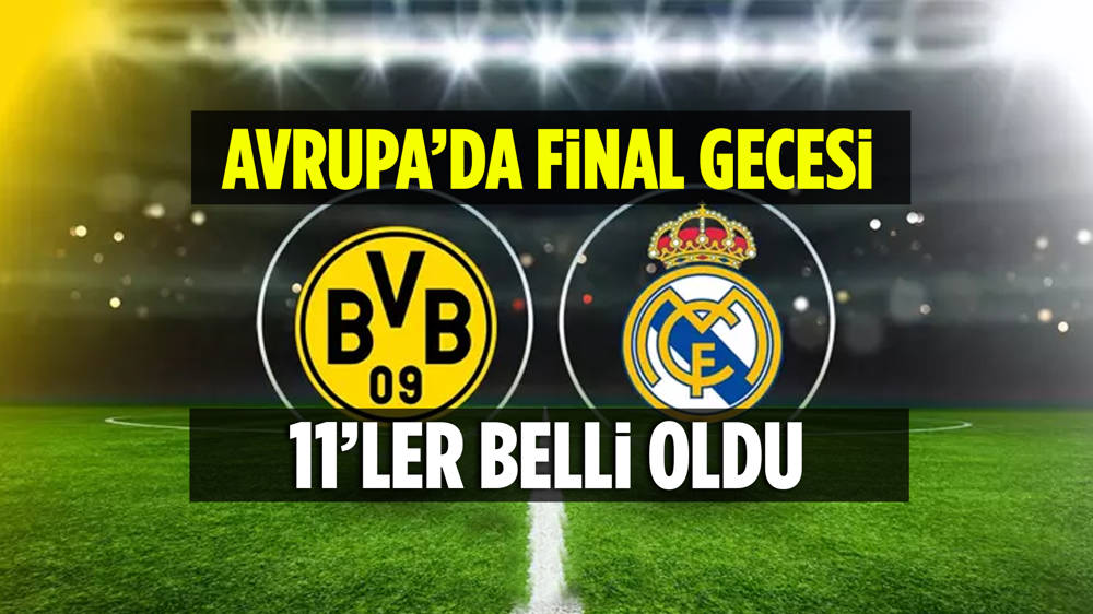 Borussia Dortmund - Real Madrid maçının muhtemel 11'leri belli oldu