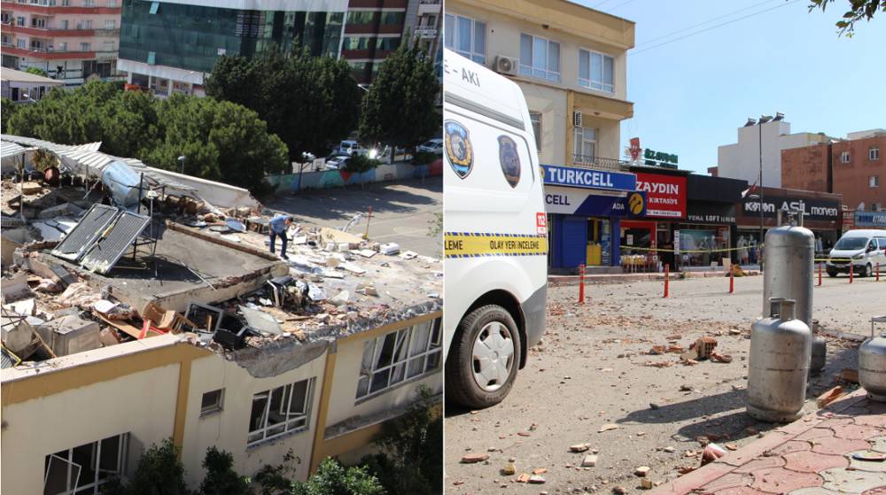 Hatay'da patlama: Birçok bina ve çevresinde hasar oluştu