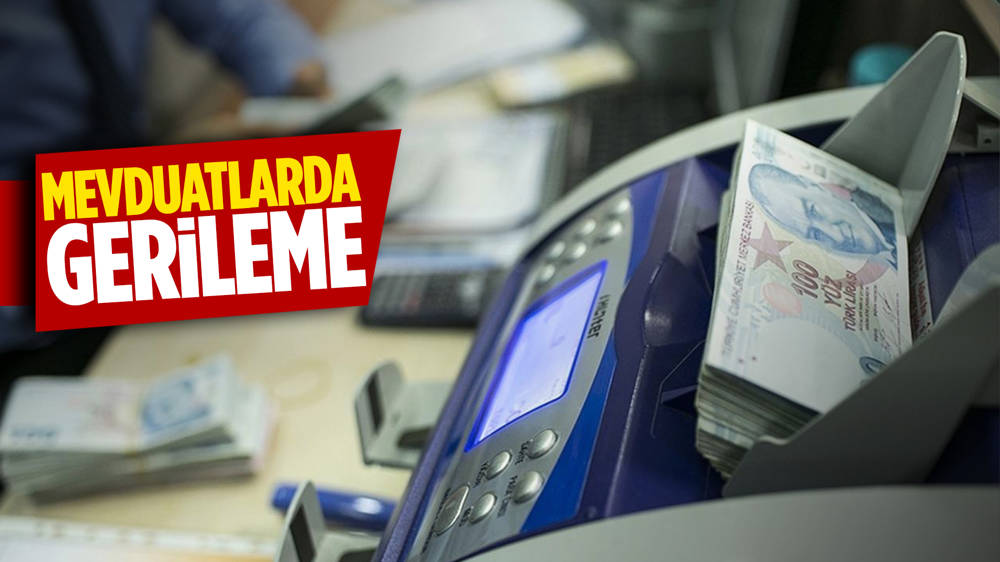 Bankacılık sektörünün mevduatı azaldı