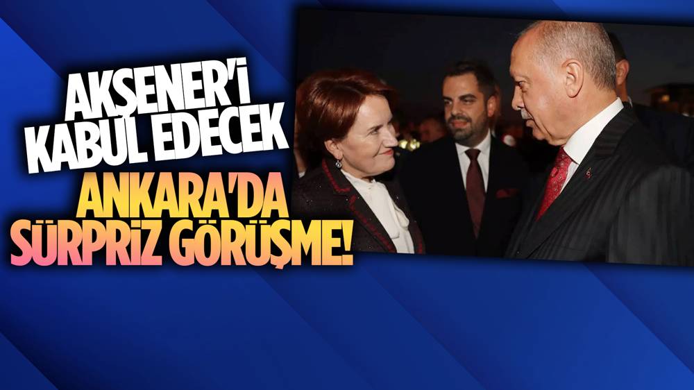 Cumhurbaşkanı Erdoğan, Meral Akşener'i kabul edecek!