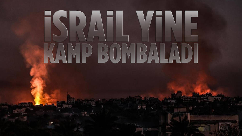 İsrail savaş uçakları Gazze'de mülteci kampını bombaladı