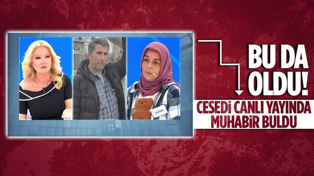 Müge Anlı’nın muhabiri kayıp Şaban Ataş’ın cesedini canlı yayında buldu