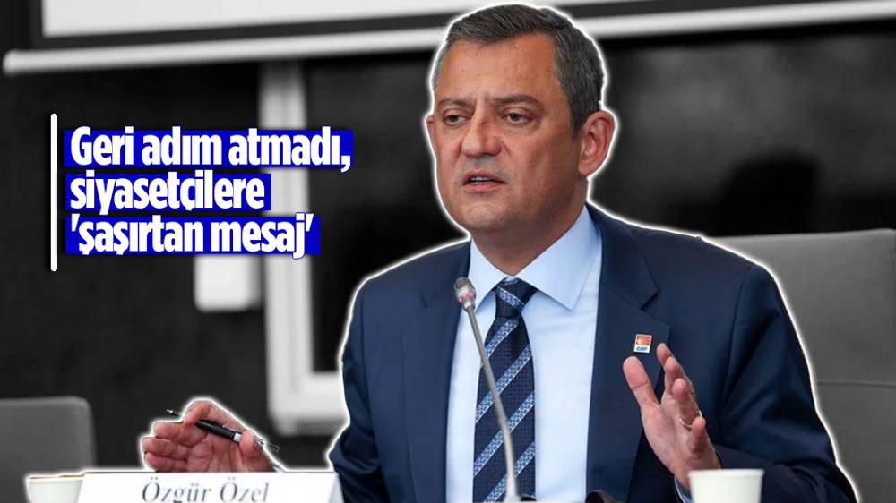 Özgür Özel'den 'tabela' açıklaması!