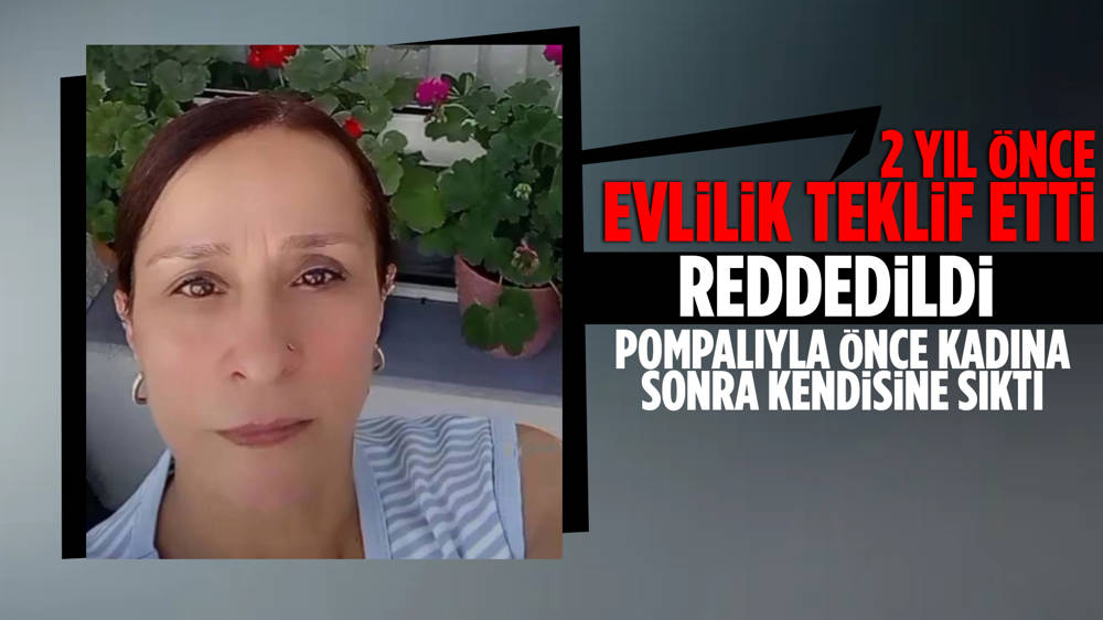 2 yıl önce evlilik teklifini reddeden kadını öldürüp, intihar etti