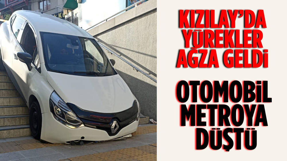 Ankara'da ilginç kaza! 