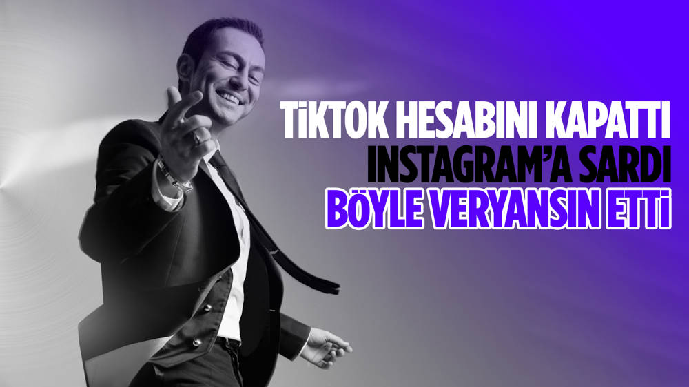 Serdar Ortaç, TikTok hesabı kapatılınca Instagram’dan paylaşım yaptı