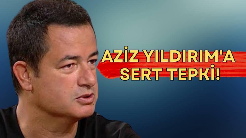 Acun Ilıcalı'dan Aziz Yıldırım'a tepki