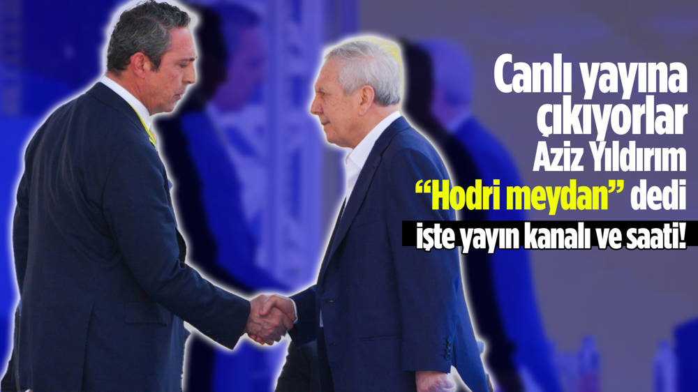 Ali Koç ve Aziz Yıldırım'ın canlı yayında kozlarını paylaşacağı kanal belli oldu