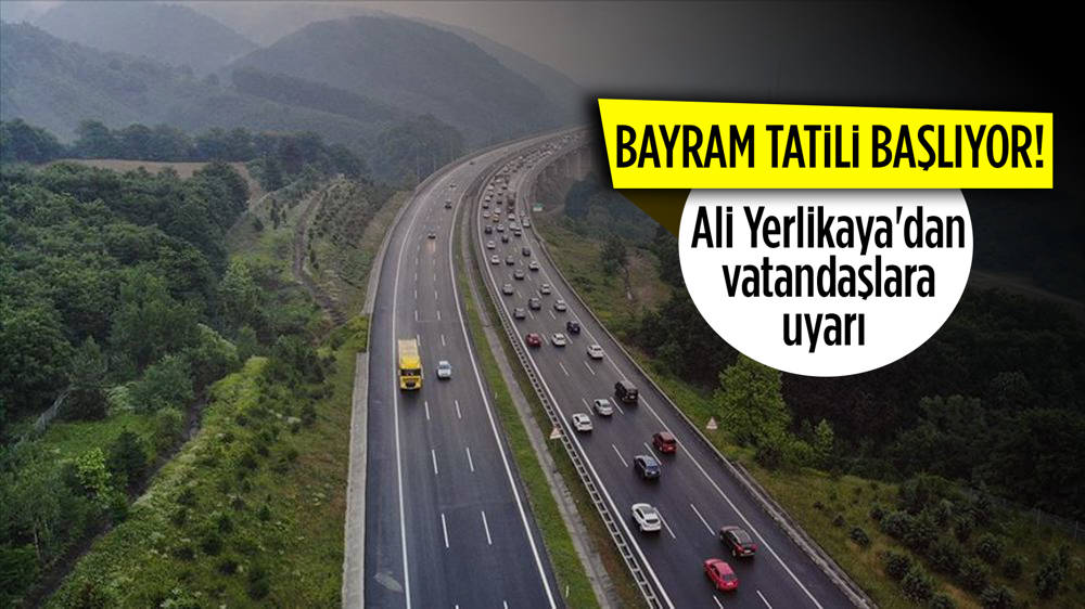 Ali Yerlikaya'dan bayram uyarısı! 