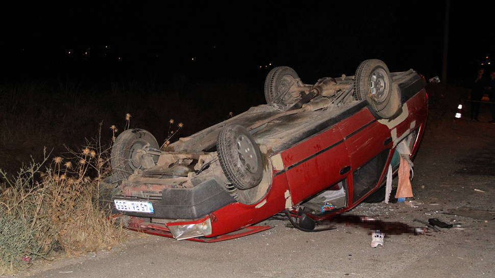 Alkollü sürücünün otomobili takla attı: 1 ölü