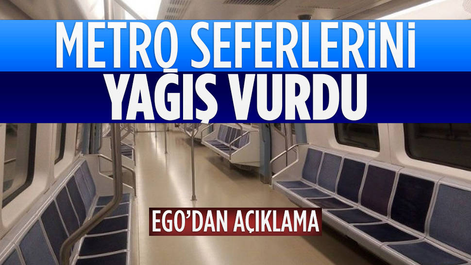 Ankara'da bazı hatlarda metro seferleri geçici süreyle durduruldu