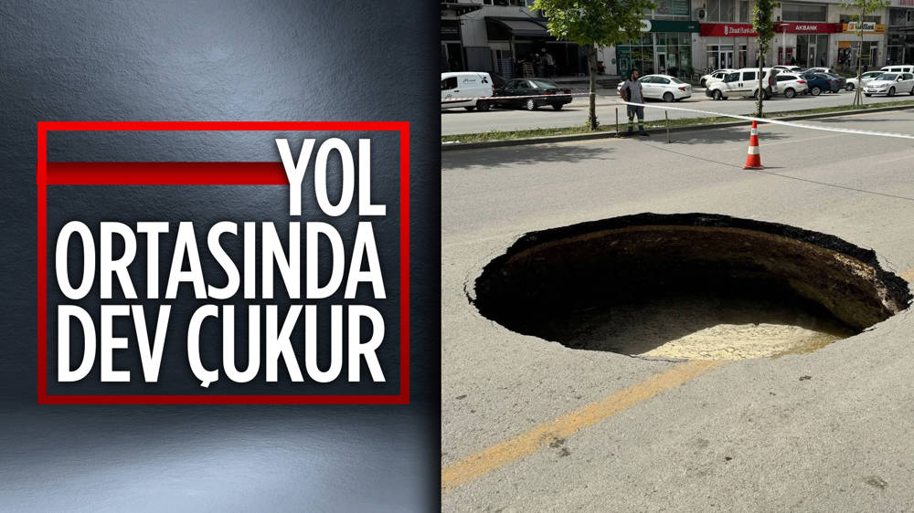 Ankara'nın göbeğinde obruk! 