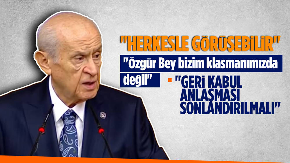 Bahçeli'den Erdoğan'ın görüşmelerine yorum