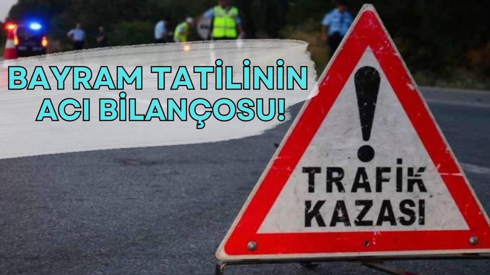 Bayram tatilinde acı bilanço: 852 kazada 5 ölü, 1421 yaralı