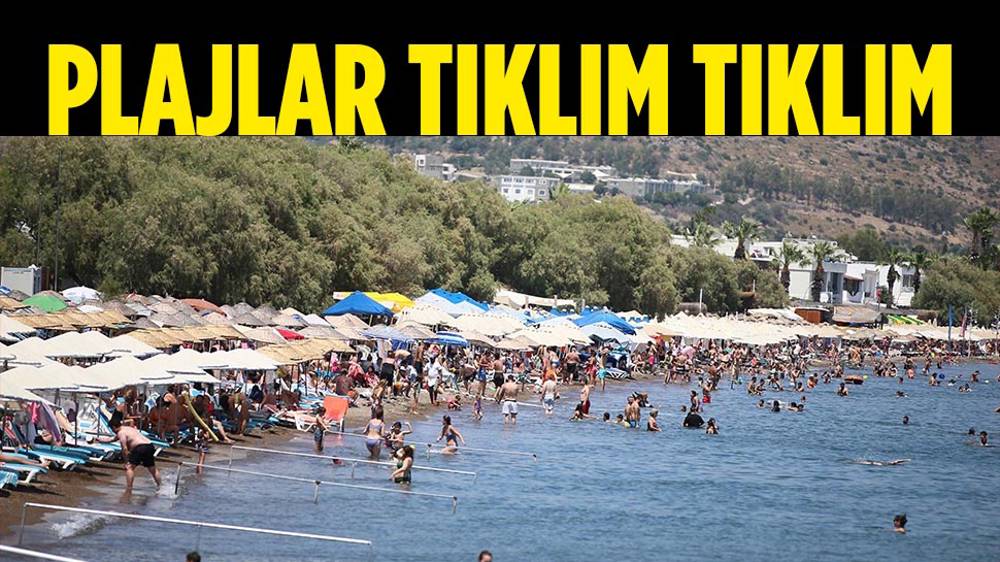 Bayramın 3'üncü gününde de plajlar doldu