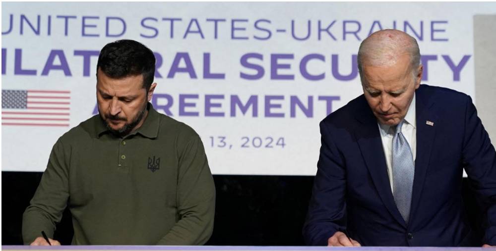 Biden ve Zelenskiy 10 yıllık savunma anlaşması imzaladı