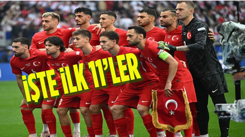 Çekya – Türkiye maçının ilk 11’leri belli oldu