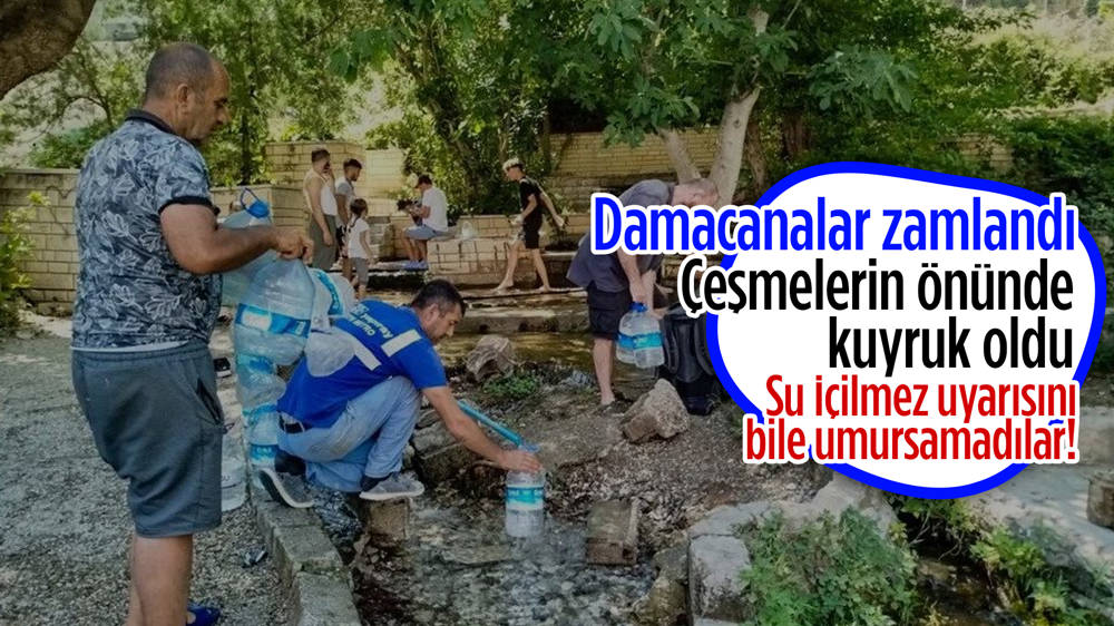 Damacana su fiyatı artınca membada sıra oluştu