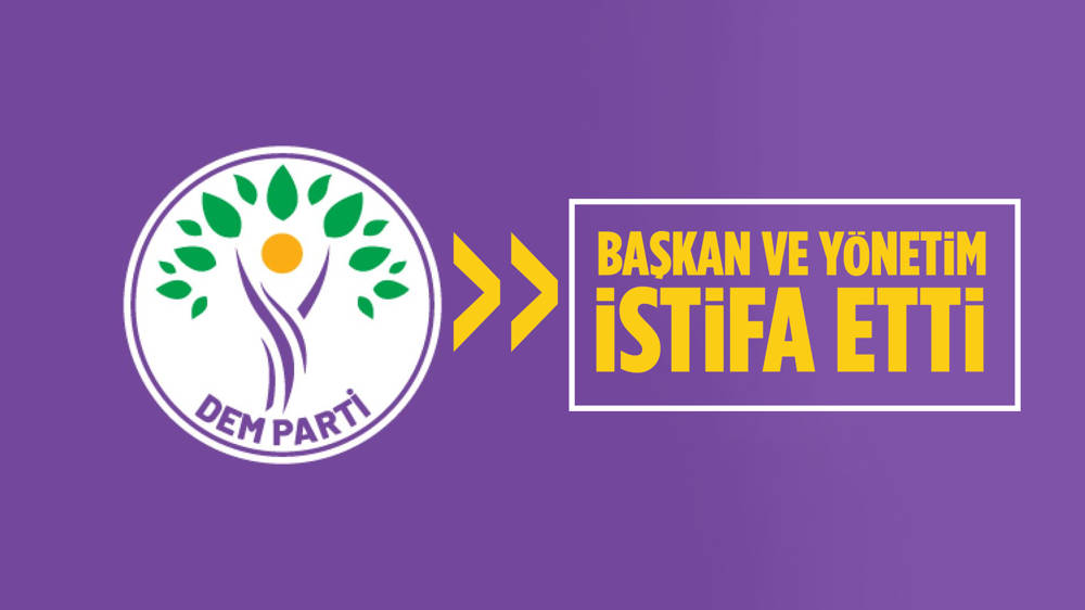 DEM Parti'li belediye başkanı istifa etti 