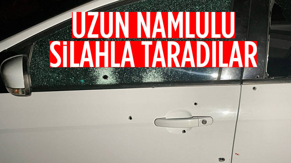 Diyarbakır'da seyir halindeki otomobile silahlı saldırı... Çok sayıda yaralı var...