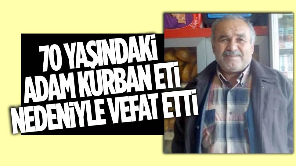 Et yerken nefes borusuna kaçtı, hayatını kaybetti!  