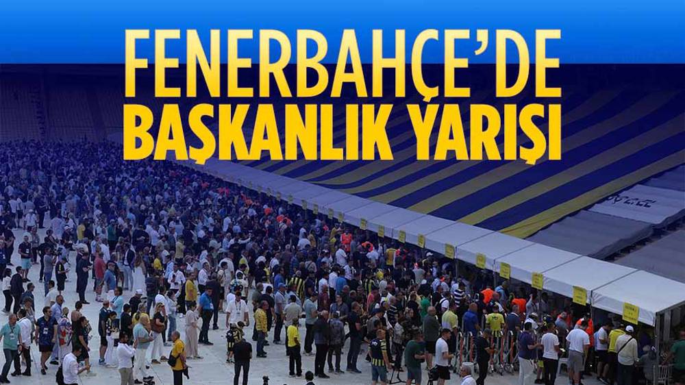 Fenerbahçe'de başkanlık yarışı... Oy kullanma işlemi başladı...