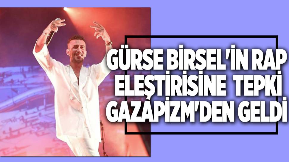 Gazapizm'den Gürse Birsel'e yanıt! 