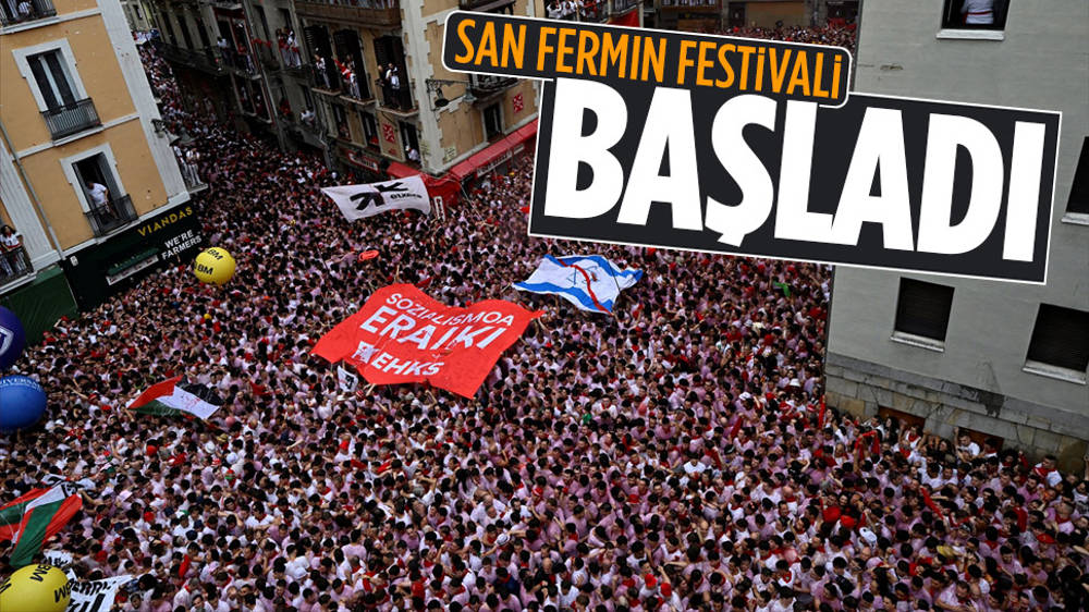 İspanya festivali San Fermin başladı