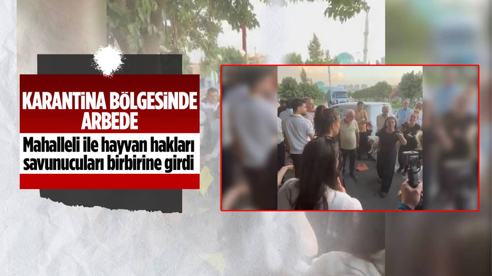 'Kuduz' karantinasına alınan mahallede arbede çıktı; 3 gözaltı