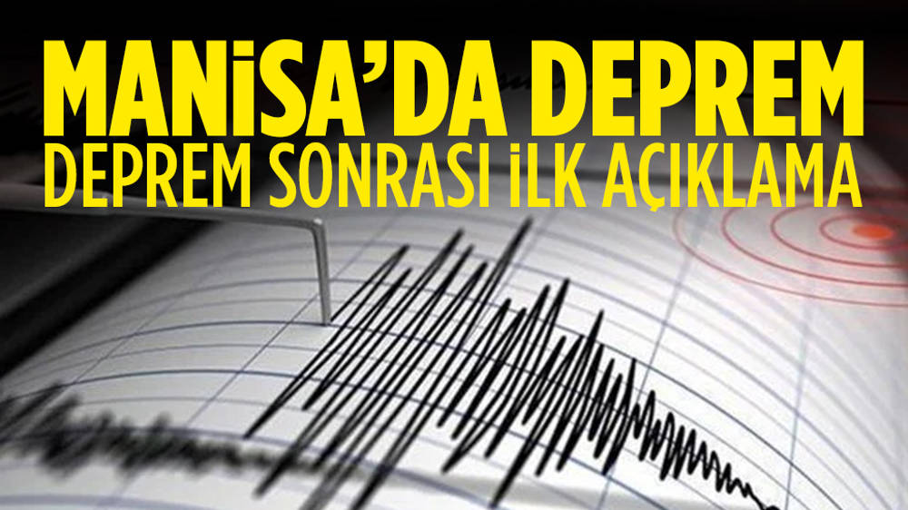 Manisa'da 4,8 büyüklüğünde deprem