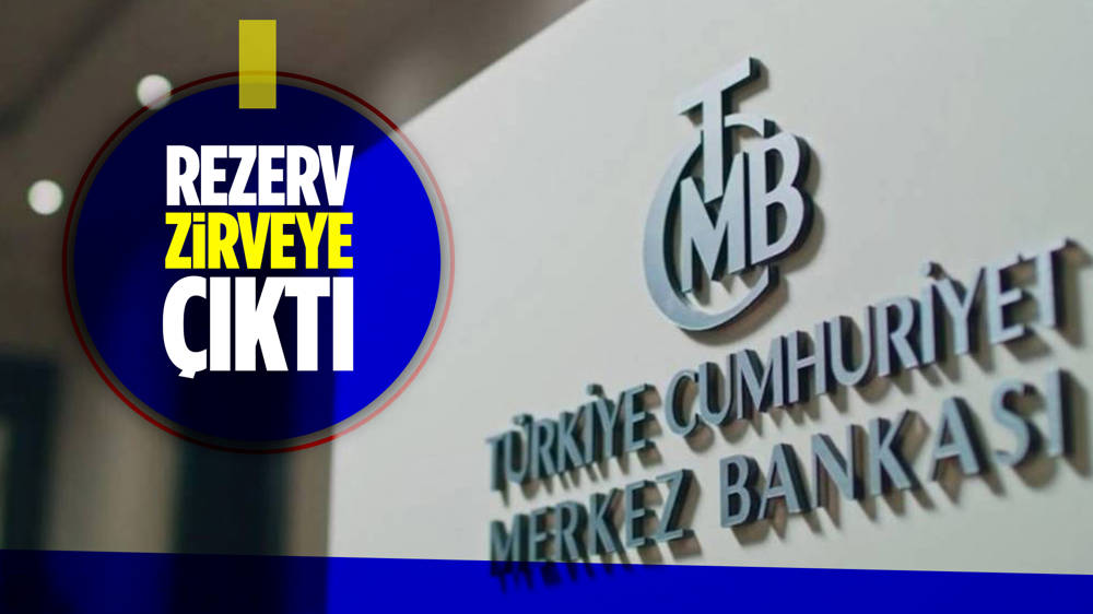 Merkez Bankasından rezerv rekoru 