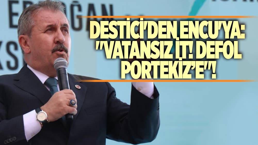 Mustafa Destici'den DEM'li Encu'ya sert tepki!