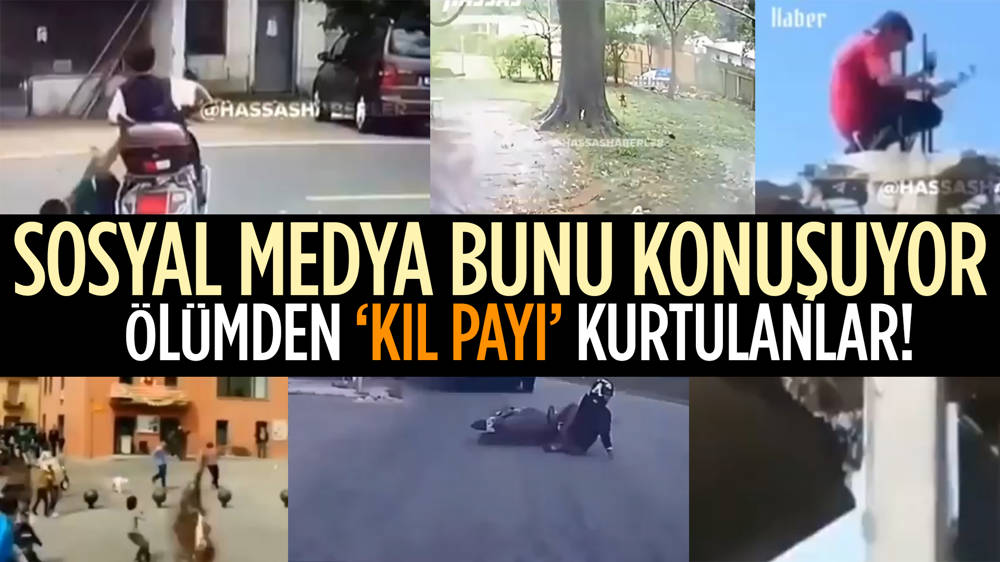 ‘Ölümden kıl payı’ başlıklı video gündem oldu