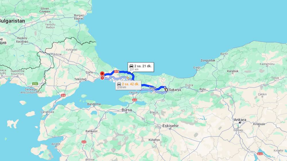 Sakarya Silivri arası kaç km? Silivri Sakarya arası kaç saat?