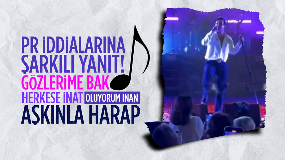 Serenay Sarıkaya, sevgilisinin konserinde! Mert Demir, gözlerine bakarak söyledi  