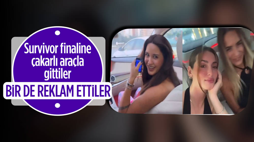 Survivor yarışmacılarının finali izlemeye çakarlı araçla gitmesi gündem oldu