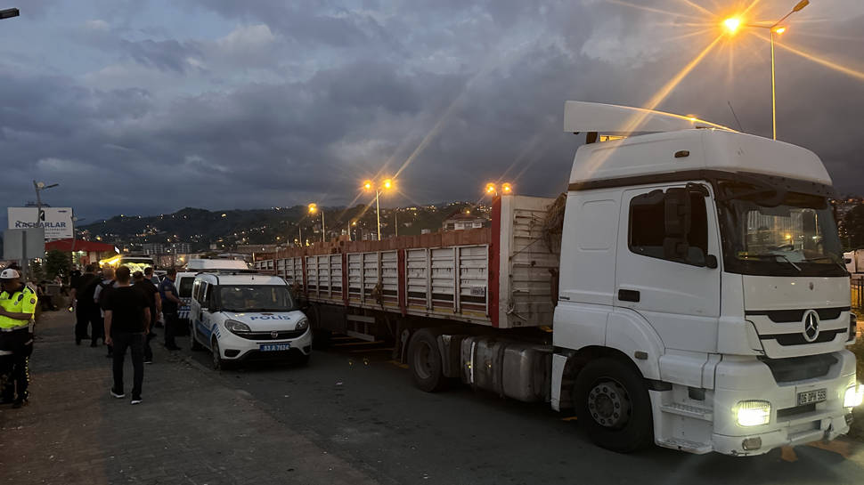 Tuğla yüklü TIR'da gizli bölme... 30 kaçak göçmen yakalandı...