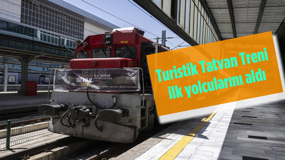 Turistik Tatvan Treni ilk seferine başladı