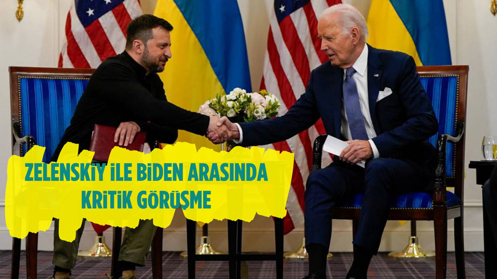 Zelenskiy Joe Biden ile görüştü