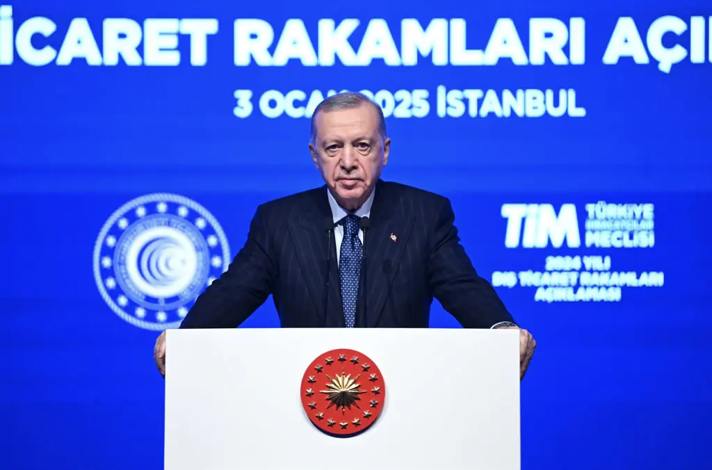 2024 ihracat rakamları belli oldu! Erdoğan'dan ''Rekor kırdık'' mesajı!