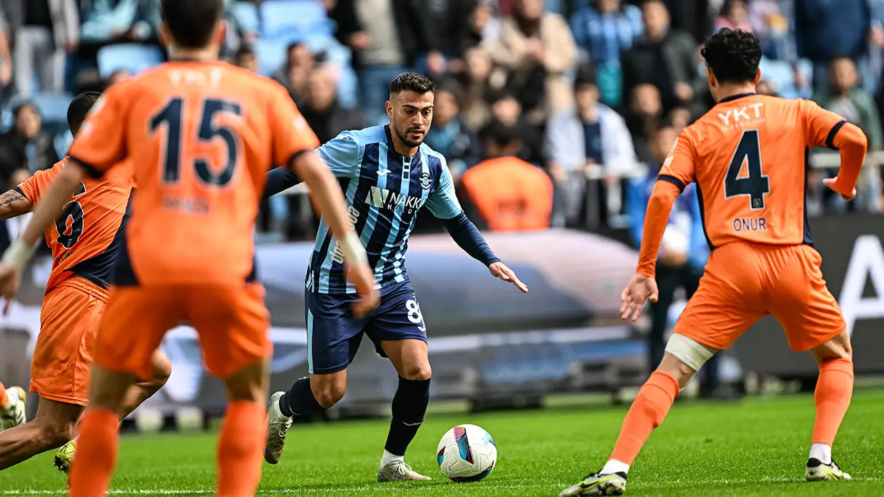 Adana Demirspor-Başakşehir maçında tek gol sesi çıktı