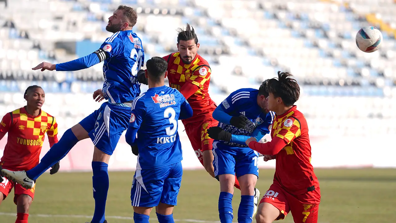 Erzurumspor-Göztepe maçından tek gol sesi çıktı