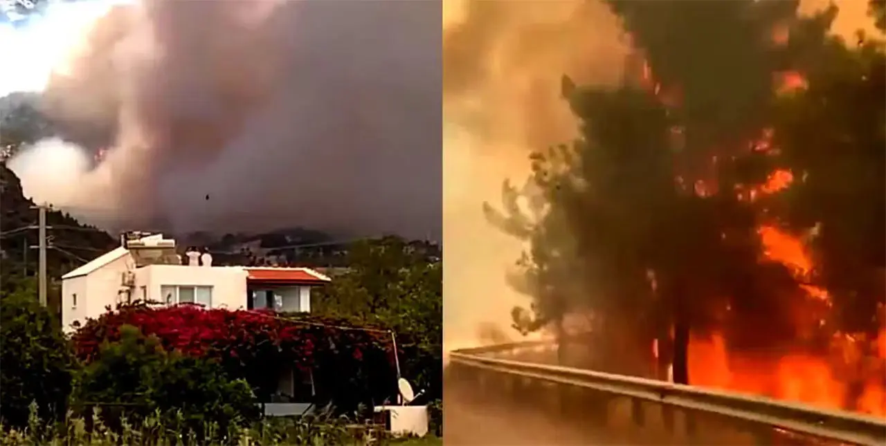 Muğla Datça’da ormanı yakan kişi yakalandı