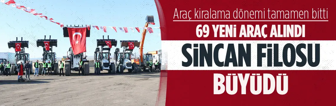 Sincan Belediyesi artık araç kiralamayacak