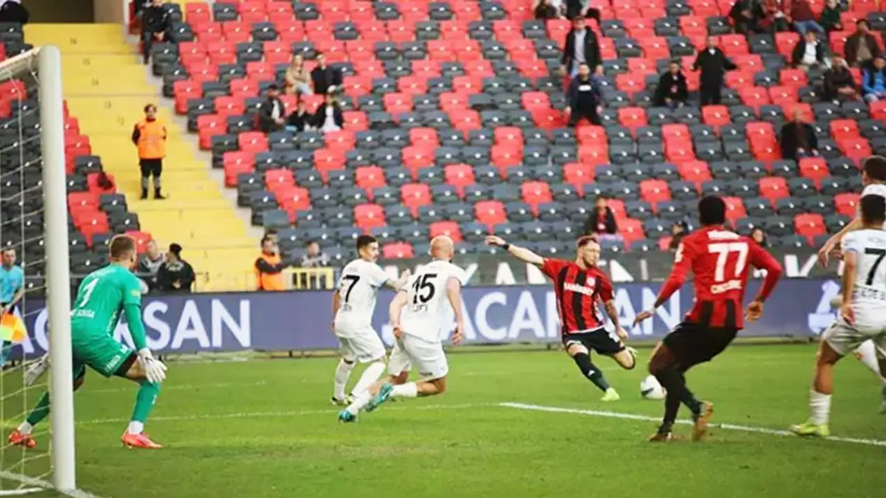 Gaziantep FK ve Bodrum FK berabere kaldı