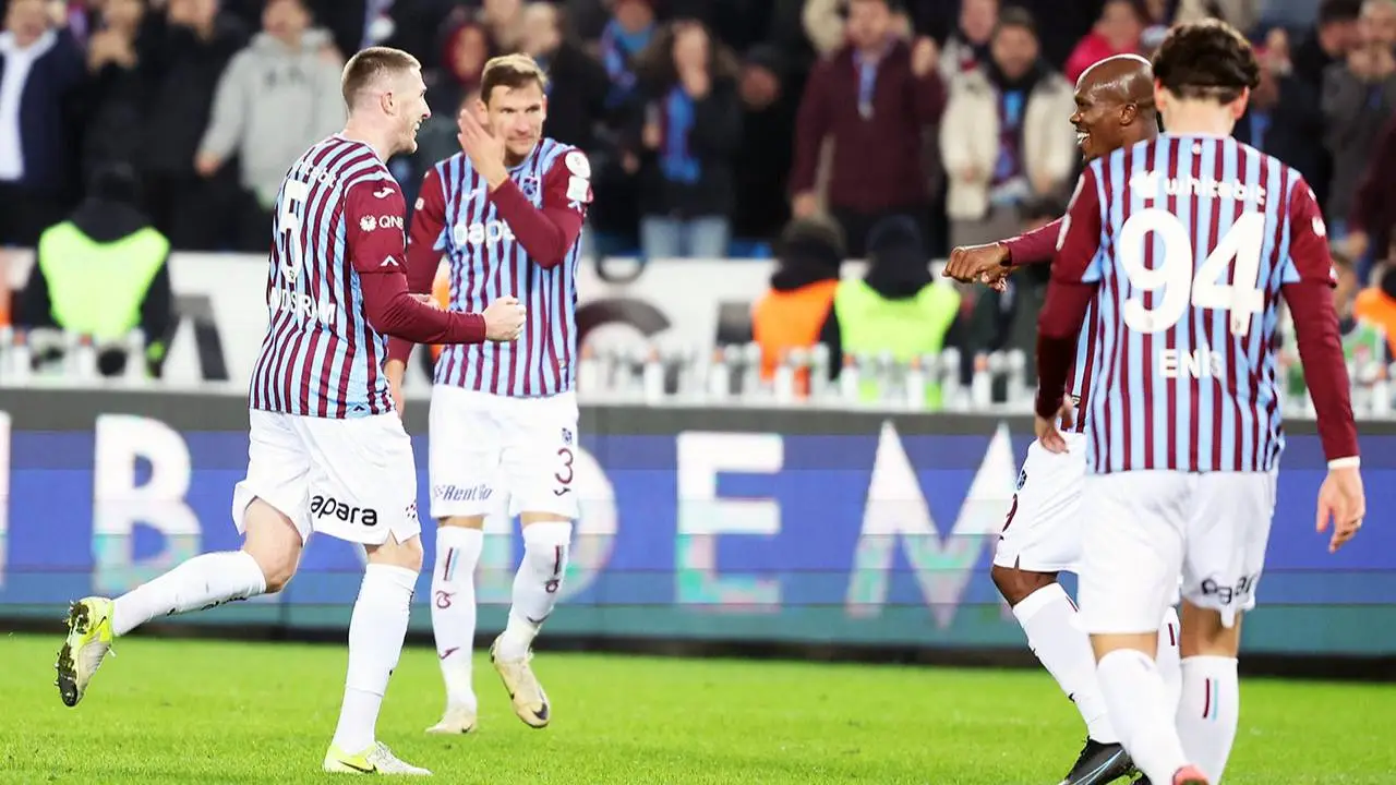 Trabzonspor evinde moral buldu